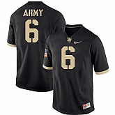 Army Black Knights 6 John Trainor Black College Football Jersey Dzhi,baseball caps,new era cap wholesale,wholesale hats